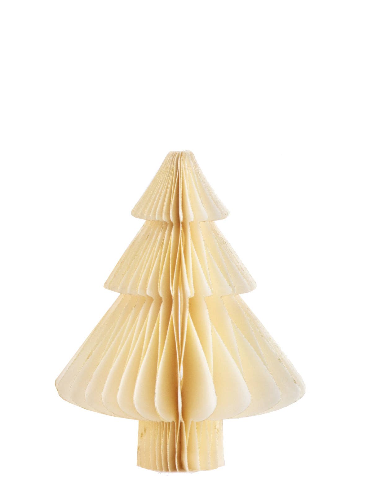 coopz - Papiertanne spitz zum Aufstellen (H 15 cm) • Creme - ROSA ECK