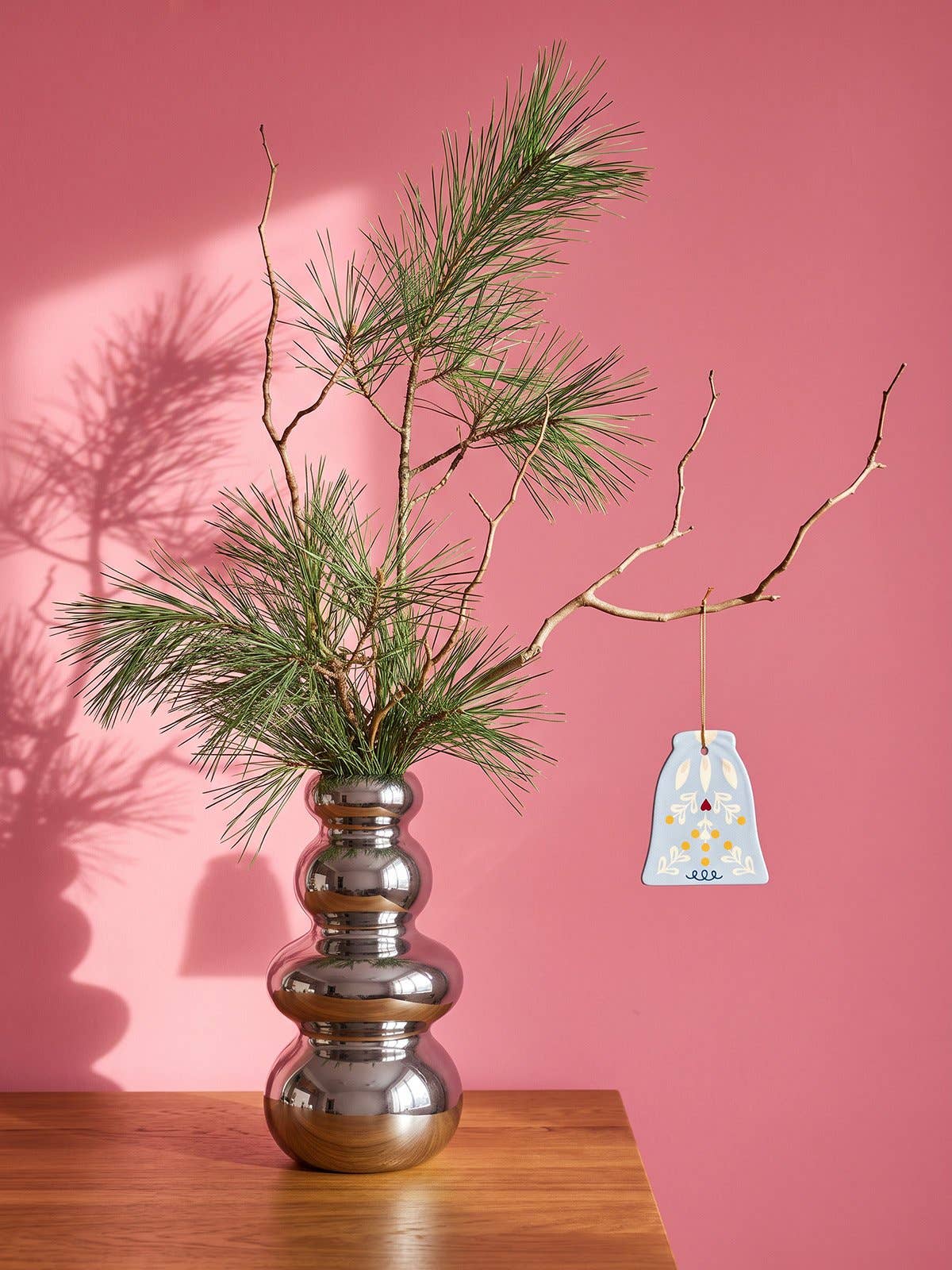 coopz - SCANDI Keramikanhänger • Glocke Hellblau - ROSA ECK