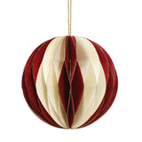 coopz - Weihnachtsdeko aus Papier • Kugel Rot - Dekoration - ROSA ECK