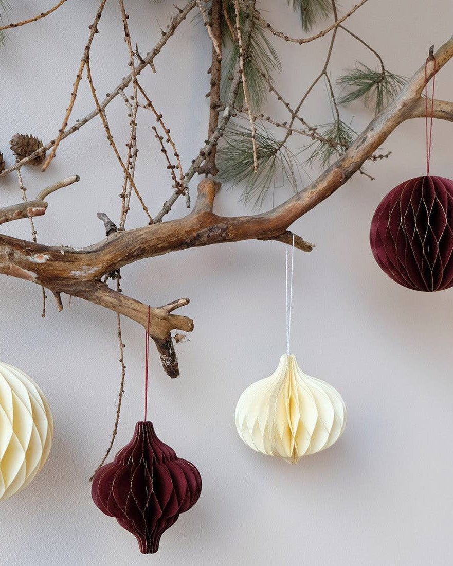 coopz - Weihnachtsdeko aus Papier • Zwiebel Braun - Dekoration - ROSA ECK