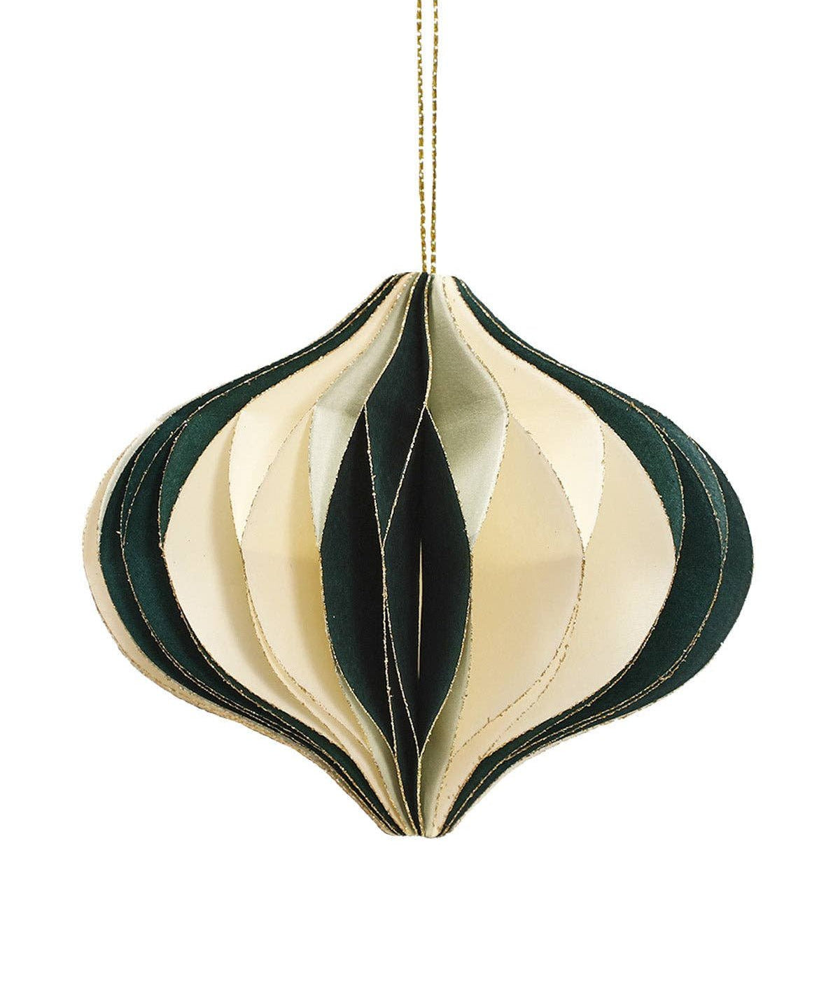 coopz - Weihnachtsdeko aus Papier • Zwiebel Grün - Dekoration - ROSA ECK