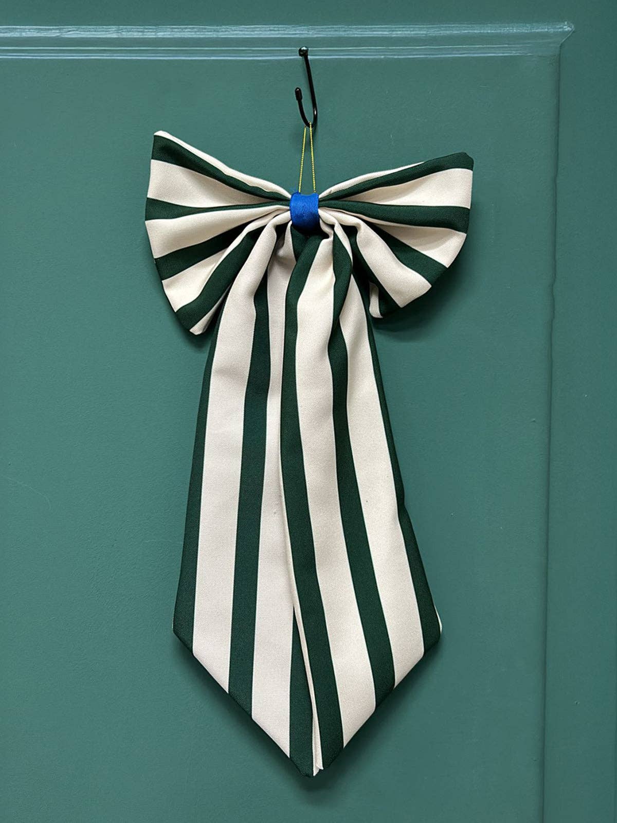 coopz - Weihnachtsschleife zum Aufhängen • Streifen Grün - Dekoration - ROSA ECK