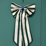 coopz - Weihnachtsschleife zum Aufhängen • Streifen Grün - Dekoration - ROSA ECK