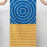 Wende-Badetuch • Blue / Mustard