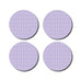 De Lange Tafel - Karierter Untersetzer (4er - Set) • Flieder/Weiss - ROSA ECK Concept Store