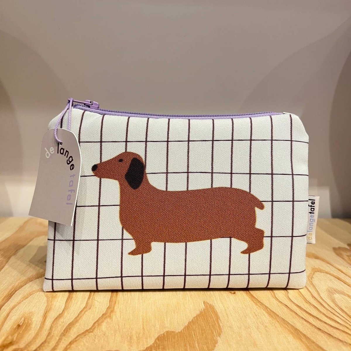 De Lange Tafel - Kleines Etui • Dackel - ROSA ECK Concept Store
