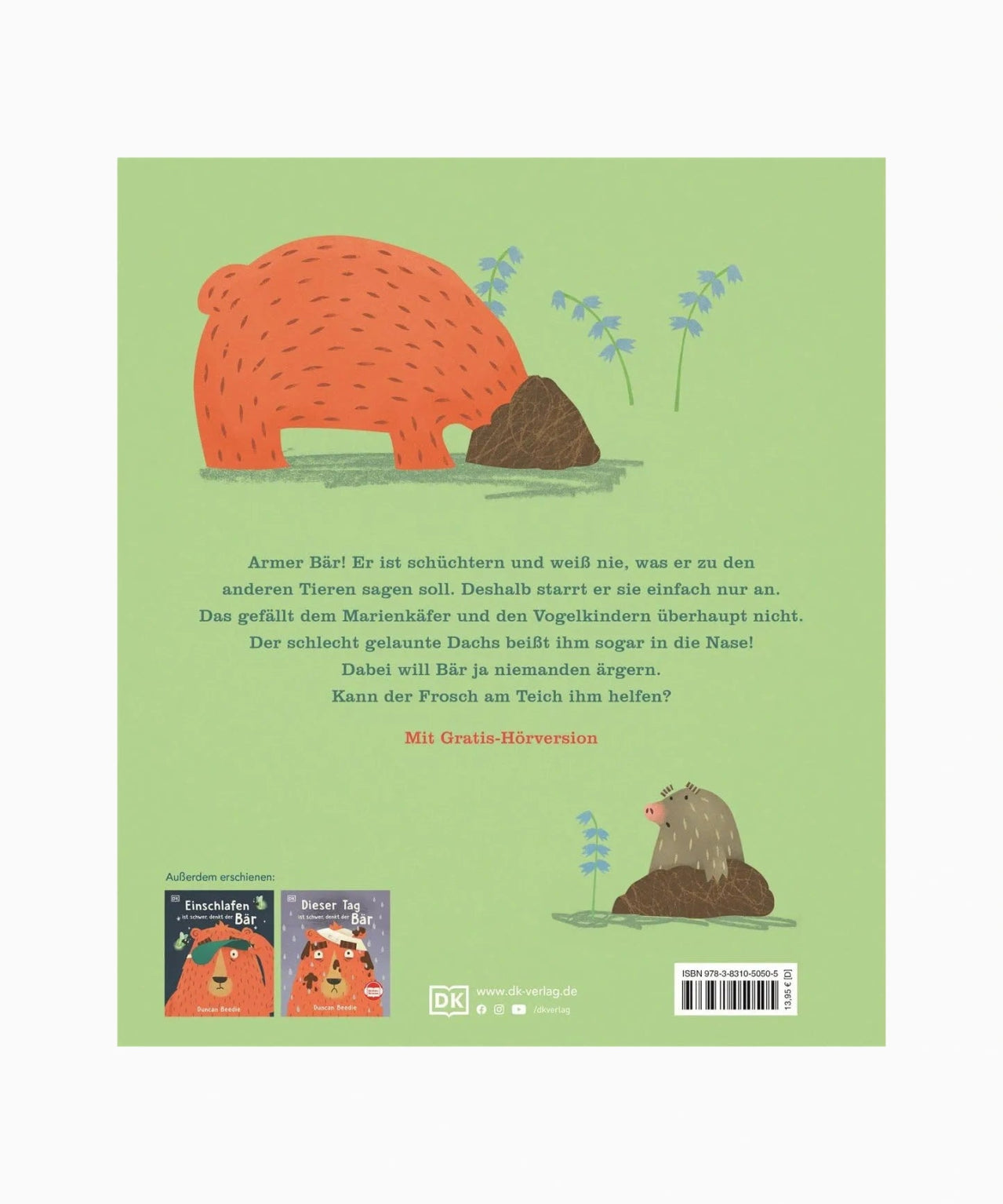 DK Verlag - Wenn ich nicht so schüchtern wär, denkt der Bär – Kinderbuch - Kinderbuch - ROSA ECK