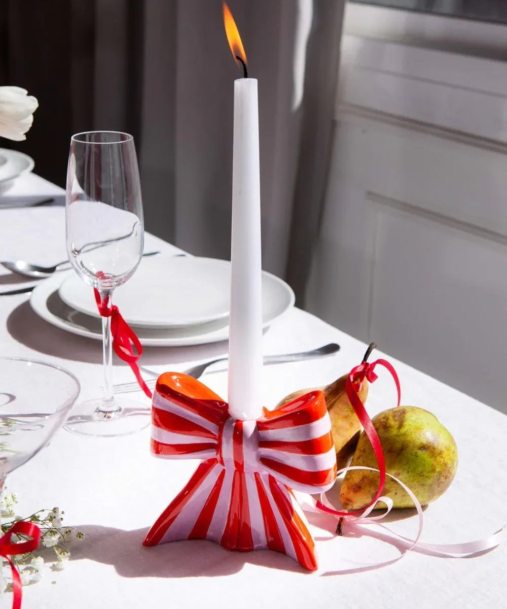DOIY - BOW Kerzenhalter in Schleifenform (M) - Kerzenständer - ROSA ECK Concept Store