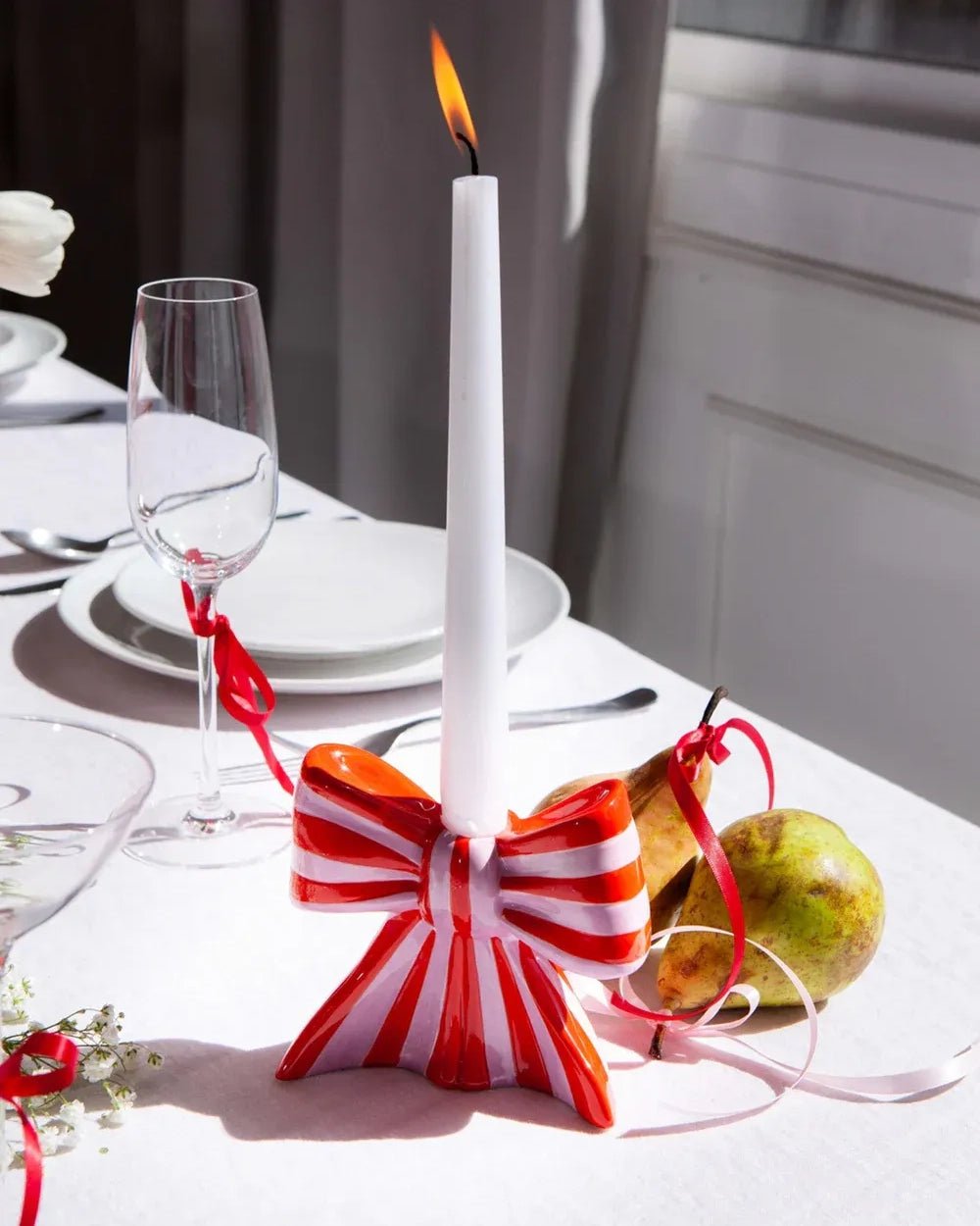 DOIY - BOW Kerzenhalter in Schleifenform (M) - Kerzenständer - ROSA ECK Concept Store