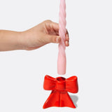 DOIY - BOW Kerzenhalter in Schleifenform (S) • Red - Kerzenständer - ROSA ECK Concept Store
