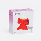 DOIY - BOW Kerzenhalter in Schleifenform (S) • Red - Kerzenständer - ROSA ECK Concept Store