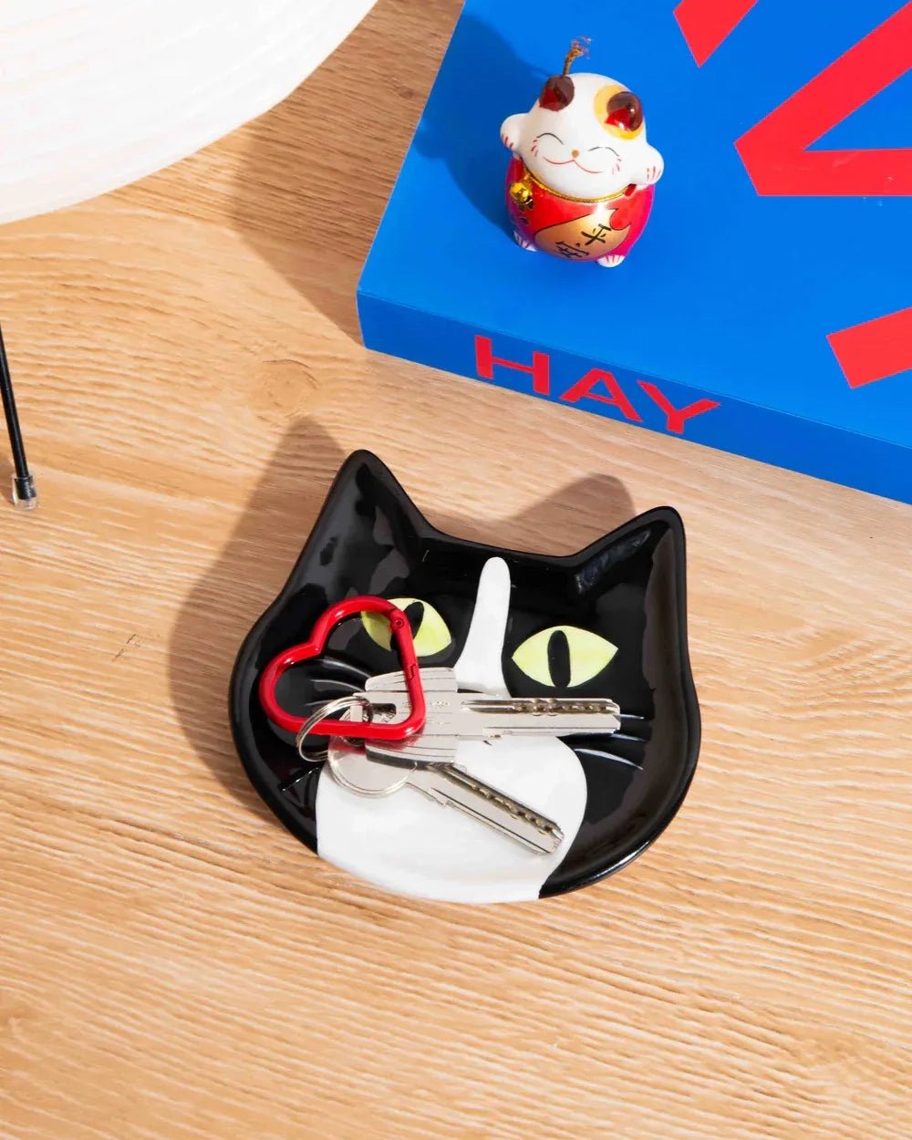 DOIY - CAT Schmucktablett Katze - Tablett - ROSA ECK