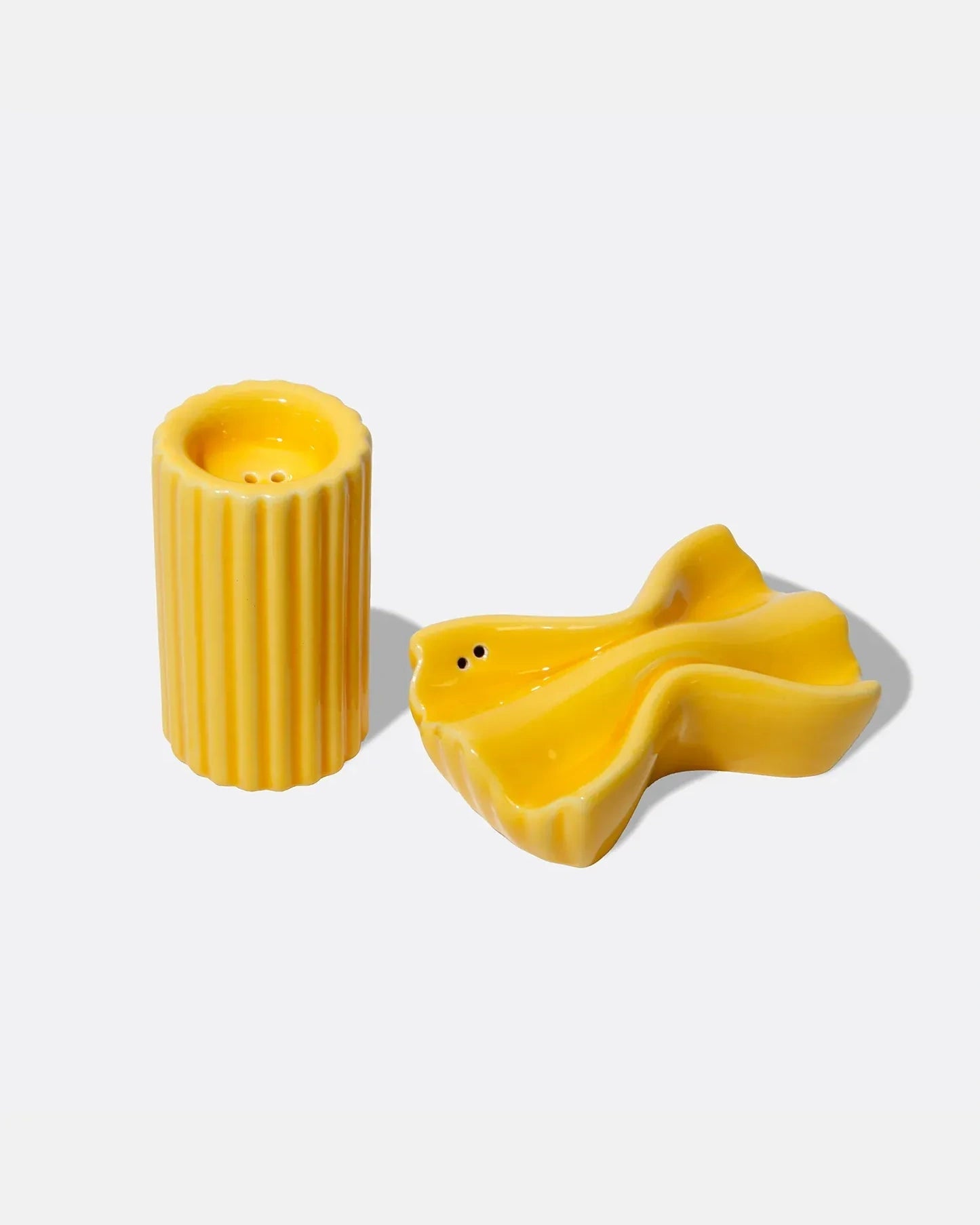 DOIY - DOLCE VITA Salz - und Pfefferstreuer (2er - Set) • Farfalle & Macaroni - ROSA ECK
