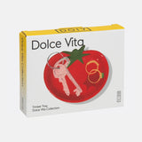 DOIY - DOLCE VITA TOMATO Schmucktablett (XS) - Tablett - ROSA ECK