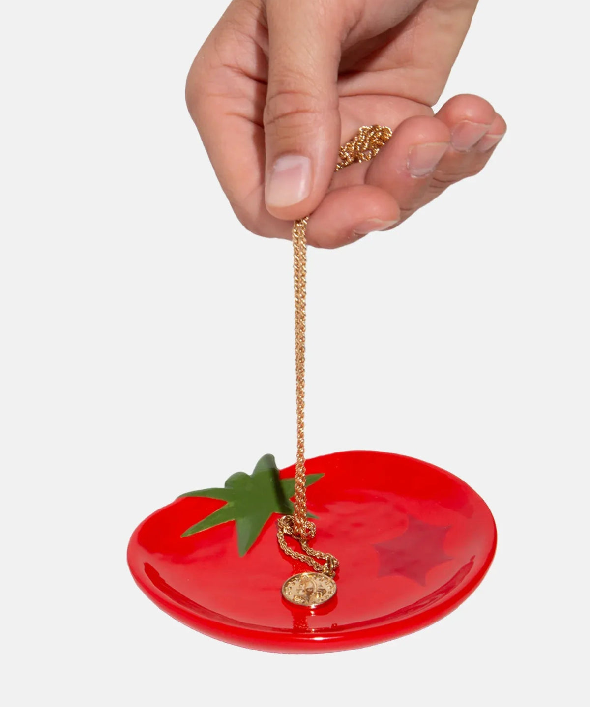 DOIY - DOLCE VITA TOMATO Schmucktablett (XS) - Tablett - ROSA ECK