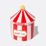 DOIY - FUNFAIR Aufbewahrungsbox Zirkuszelt - Dose - ROSA ECK