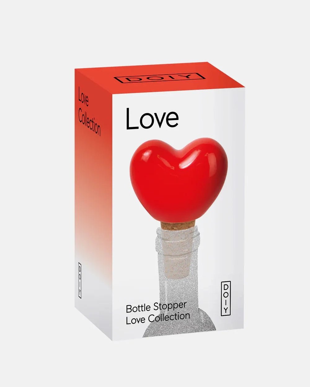 DOIY - LOVE Flaschenverschluss Herz - Flaschenverschluss - ROSA ECK