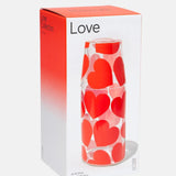 DOIY - LOVE Karaffe & Trinkglas Set mit Herzmotiv - Karaffe - ROSA ECK Concept Store