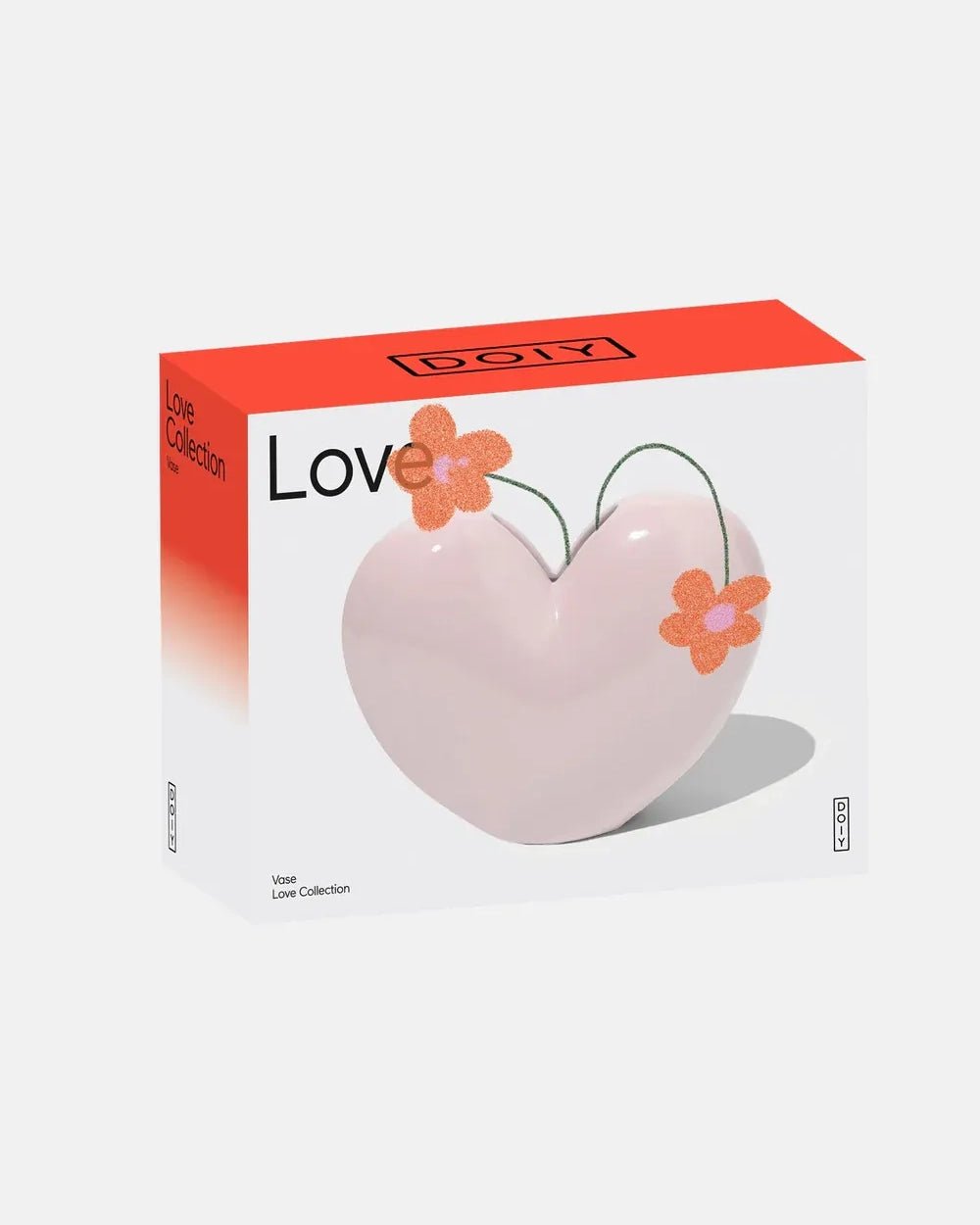 DOIY - LOVE Vase • Pink - Vase - ROSA ECK