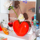 DOIY - LOVE Vase • Rot - Vase - ROSA ECK