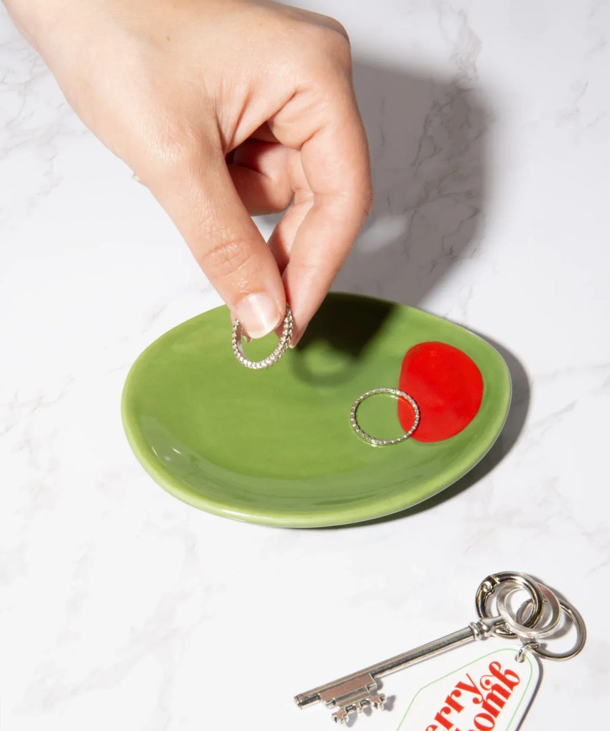 DOIY - OLIVIA Schmucktablett (XS) - Tablett - ROSA ECK