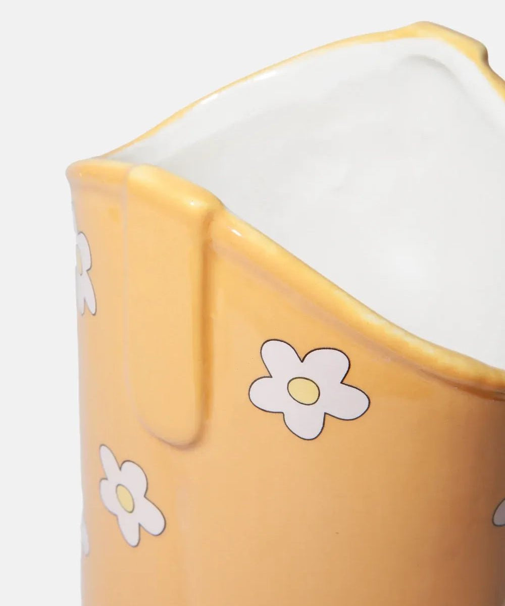 DOIY - RODEO BOOT Vase (L) • Yellow - Vase - ROSA ECK Concept Store