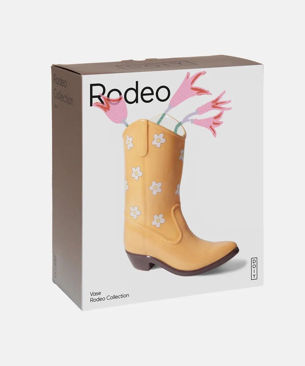 DOIY - RODEO BOOT Vase (L) • Yellow - Vase - ROSA ECK Concept Store