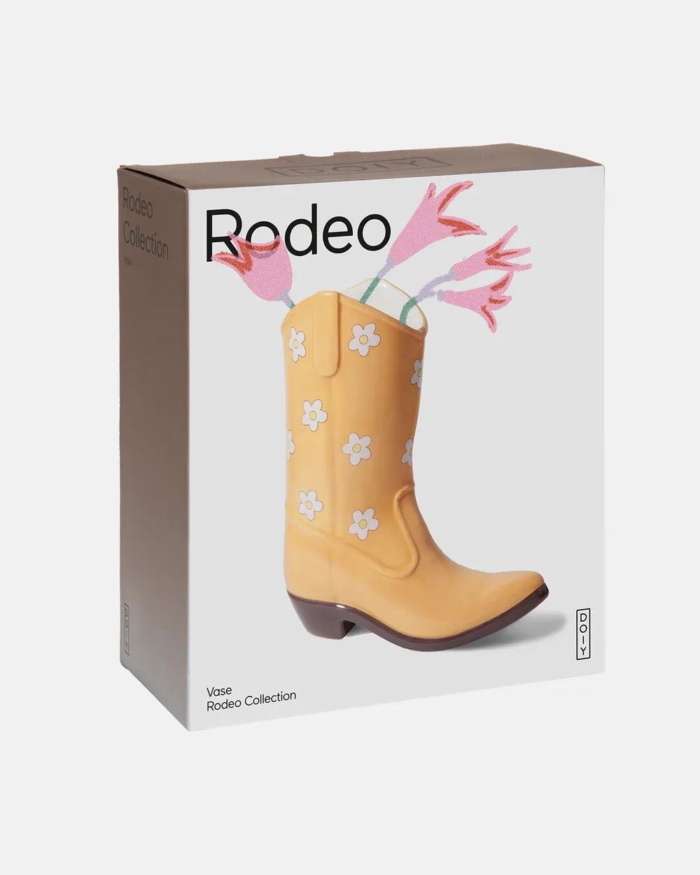 DOIY - RODEO BOOT Vase (L) • Yellow - Vase - ROSA ECK Concept Store