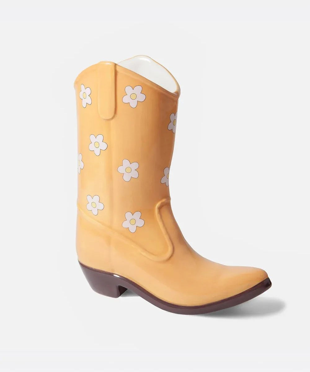 DOIY - RODEO BOOT Vase (L) • Yellow - Vase - ROSA ECK Concept Store