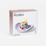 DOIY - RODEO Kerzenständer • Lila Cowboyhut - ROSA ECK