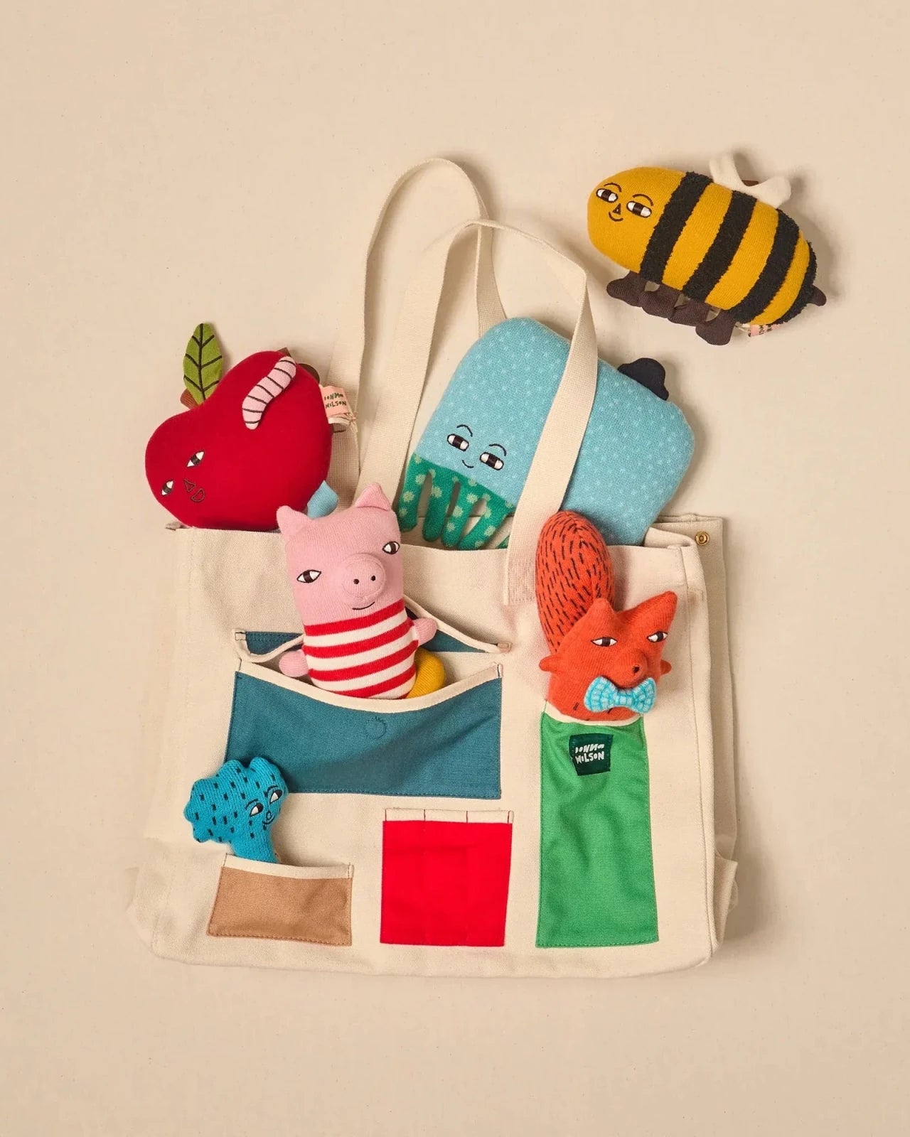 Donna Wilson - MITCH PIG Stofftier Schweinchen - Stofftier - ROSA ECK