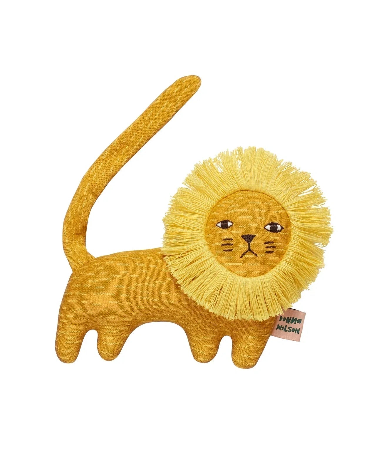 Donna Wilson - RONNIE LION Stofftier Löwe - Stofftier - ROSA ECK