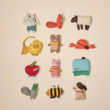 Donna Wilson - STANLEY DOG Stofftier Hund - Stofftier - ROSA ECK