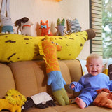 Donna Wilson - STANLEY DOG Stofftier Hund - Stofftier - ROSA ECK