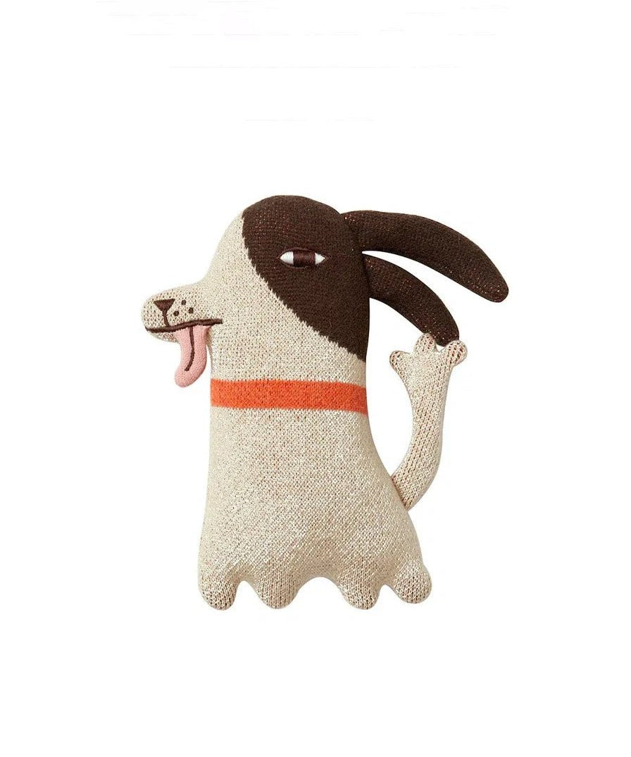 Donna Wilson - STANLEY DOG Stofftier Hund - Stofftier - ROSA ECK