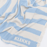 KLEKKS NO. 34 Leichte Baumwolldecke • Braun