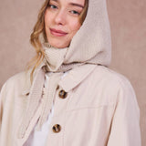 Kapuzenschal • Off-White