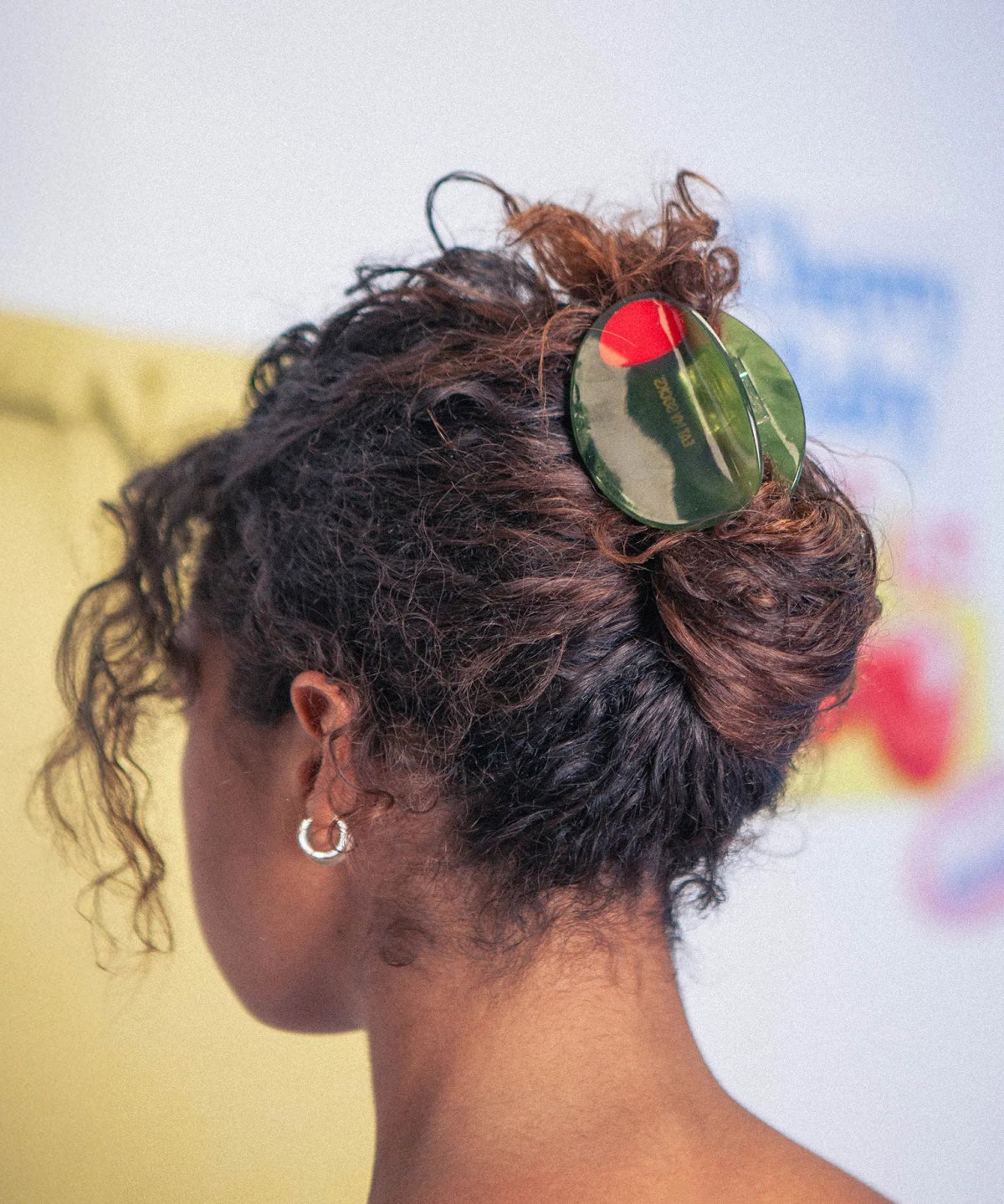 EAT MY SOCKS - OLIVE Haarklammer - Haarklammer - ROSA ECK