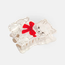 EAT MY SOCKS - VINTAGE CAT Haarklammer Katze - Haarklammer - ROSA ECK