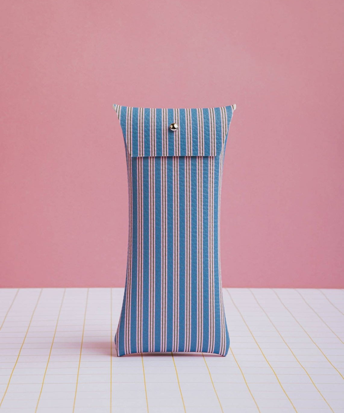 ECKE - Brillenetui • Blau/Rosa Streifen - Brillen - Etui - ROSA ECK