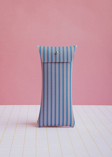 ECKE - Brillenetui • Blau/Rosa Streifen - Brillen - Etui - ROSA ECK