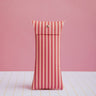 ECKE - Brillenetui • Rot mit Streifen - Brillen - Etui - ROSA ECK