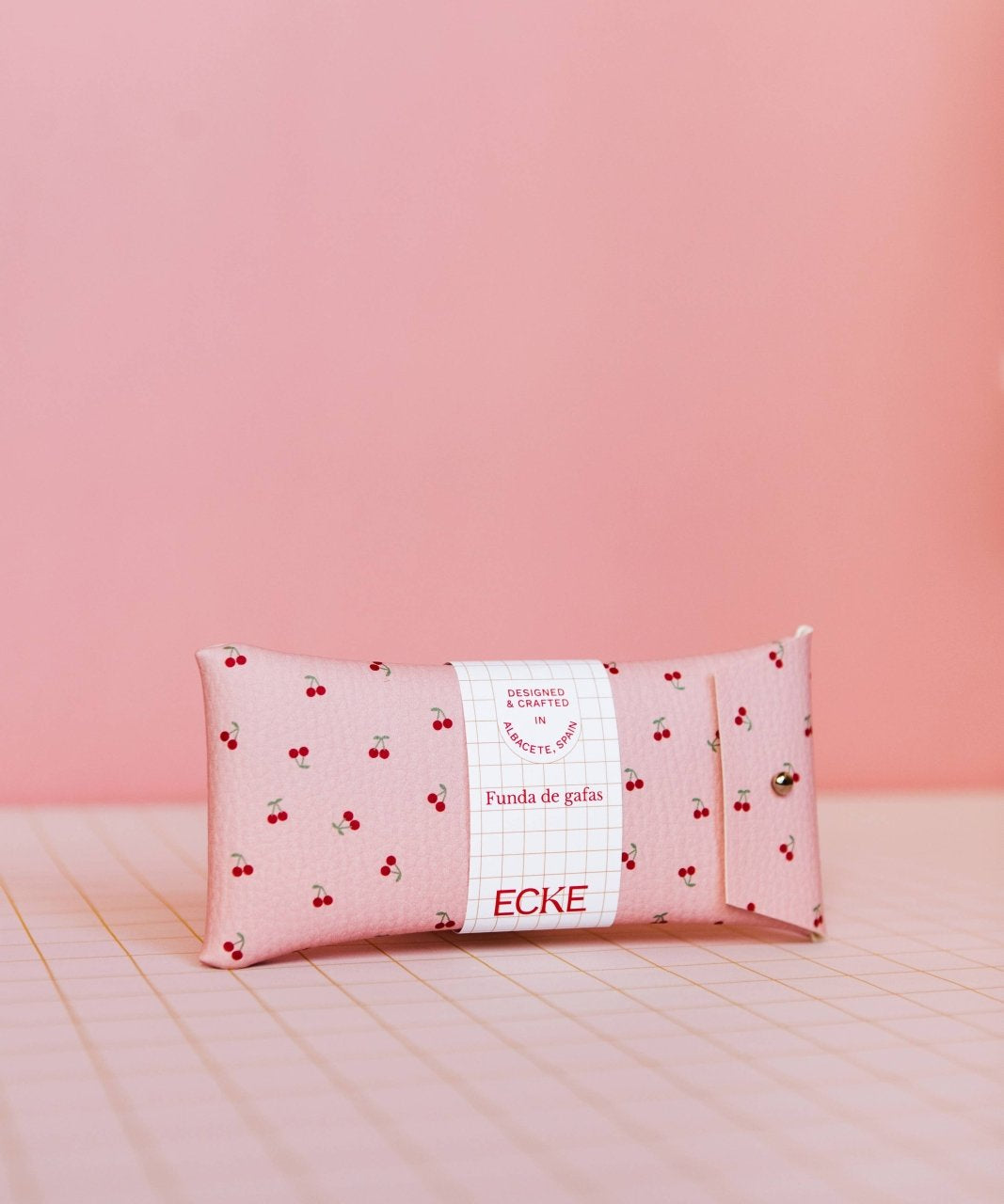 ECKE - CEREZAS Brillen - Etui • Kirschen - Pink - Brillen - Etui - ROSA ECK Concept Store