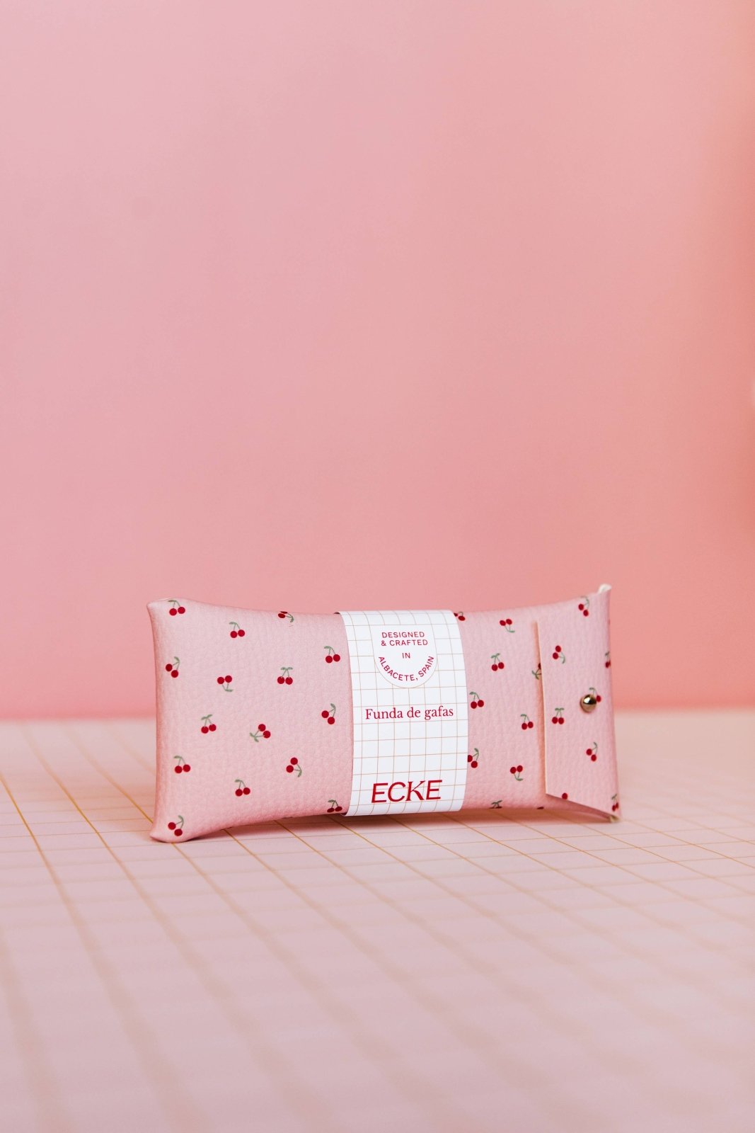 ECKE - CEREZAS Brillen - Etui • Kirschen - Pink - Brillen - Etui - ROSA ECK Concept Store