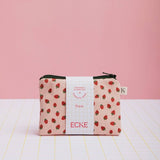 ECKE - FRESAS Mini Geldbeutel | Zipp | Erdbeeren Rosa - ROSA ECK - Erdbeeren, Pink, Rosa