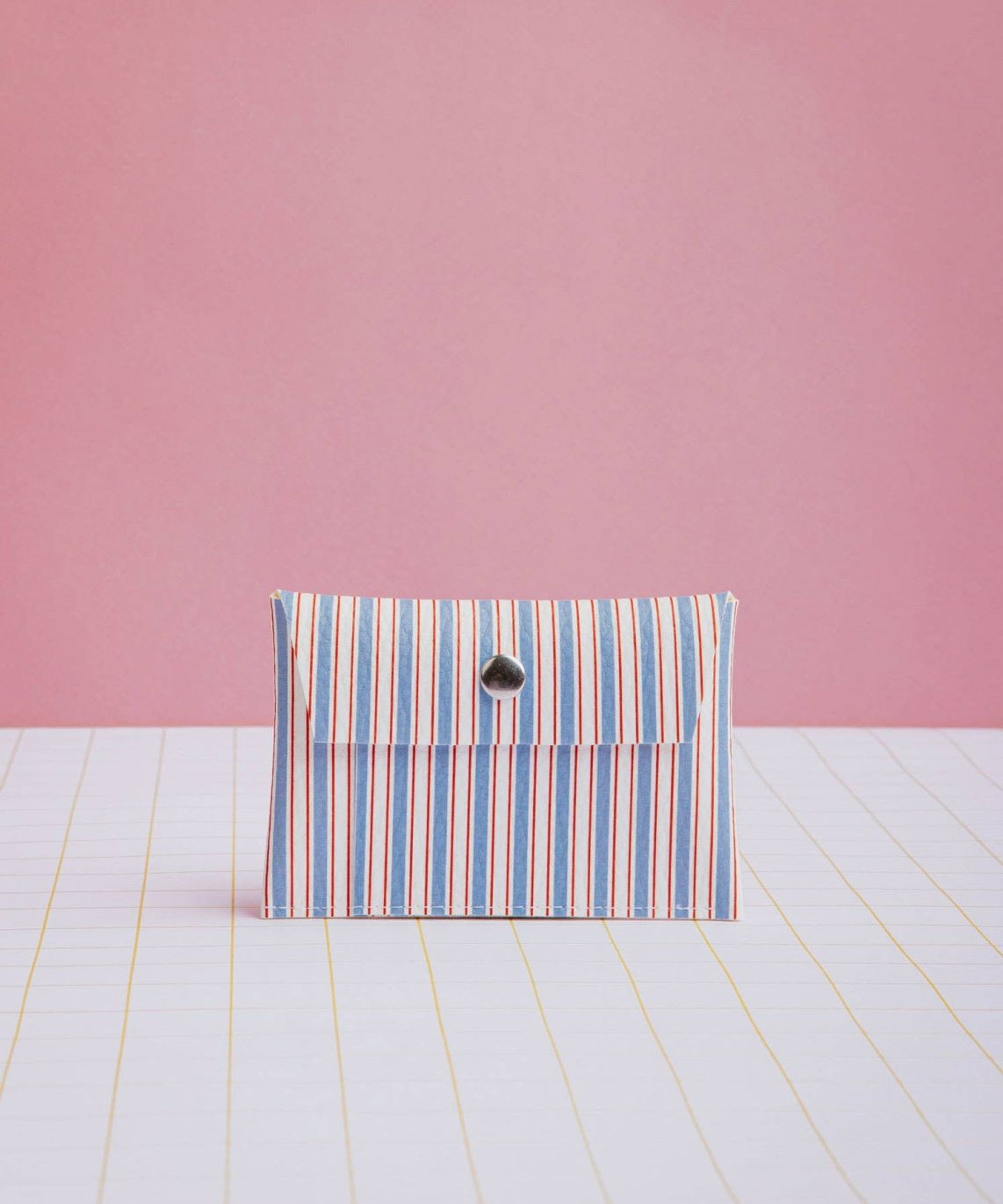 ECKE - Geldbeutel • Blau Streifen - Geldbeutel - ROSA ECK