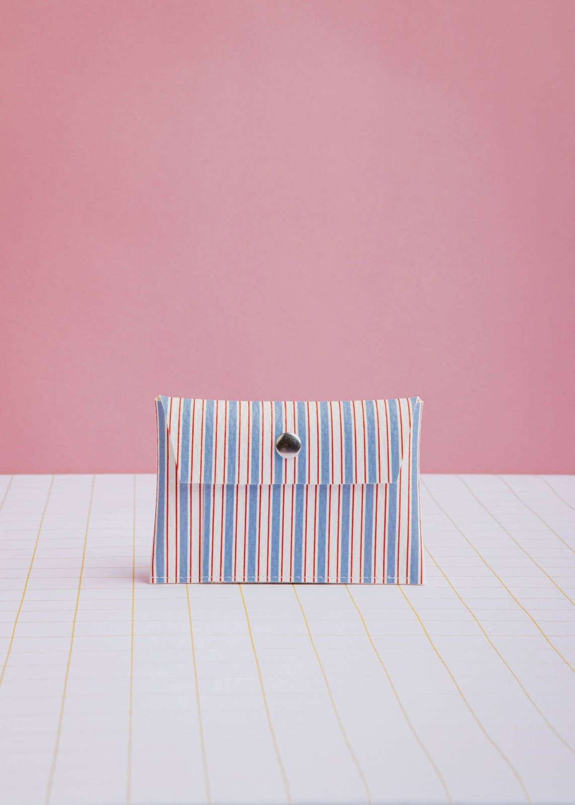 ECKE - Geldbeutel • Blau Streifen - Geldbeutel - ROSA ECK