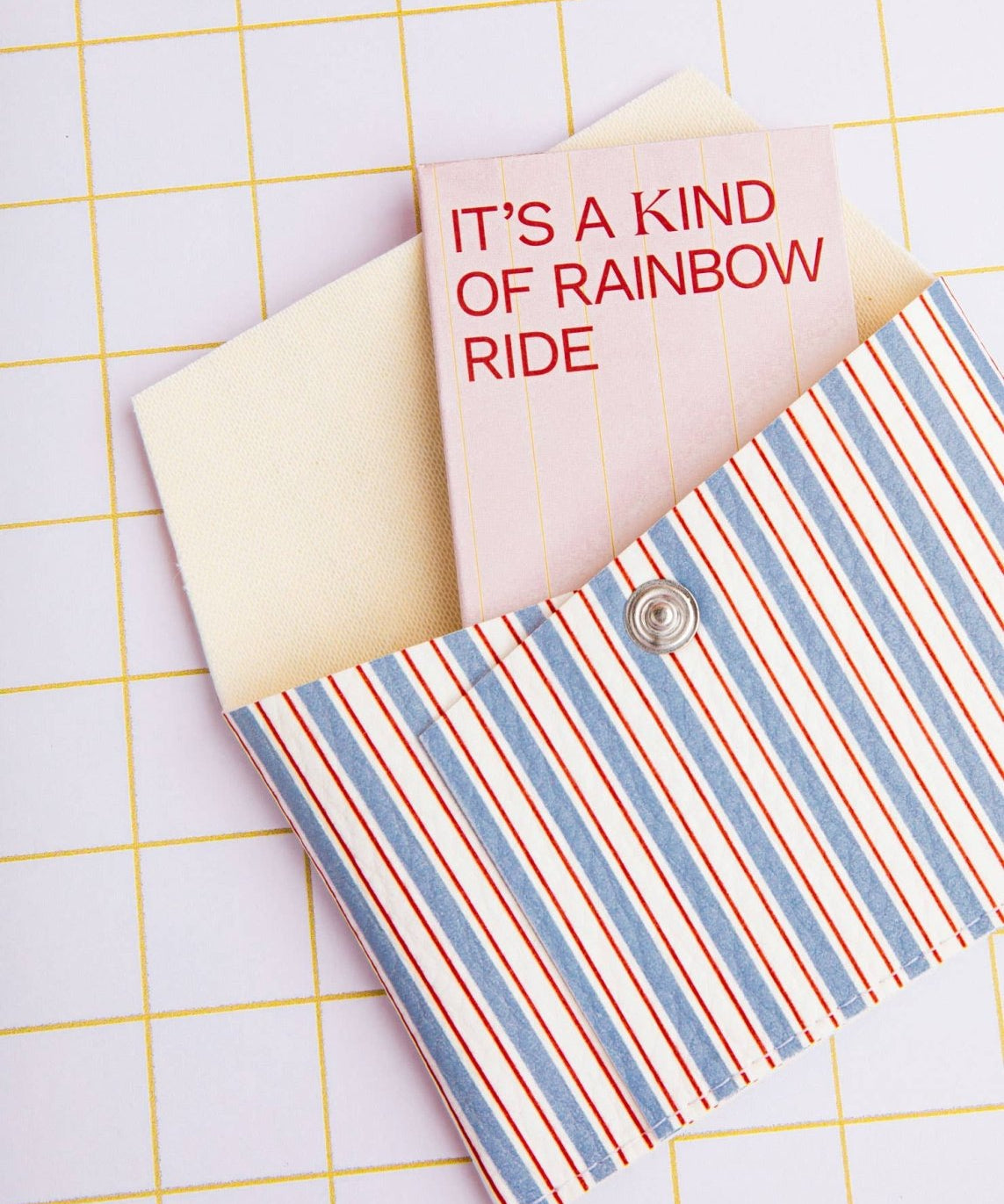 ECKE - Geldbeutel • Blau Streifen - Geldbeutel - ROSA ECK