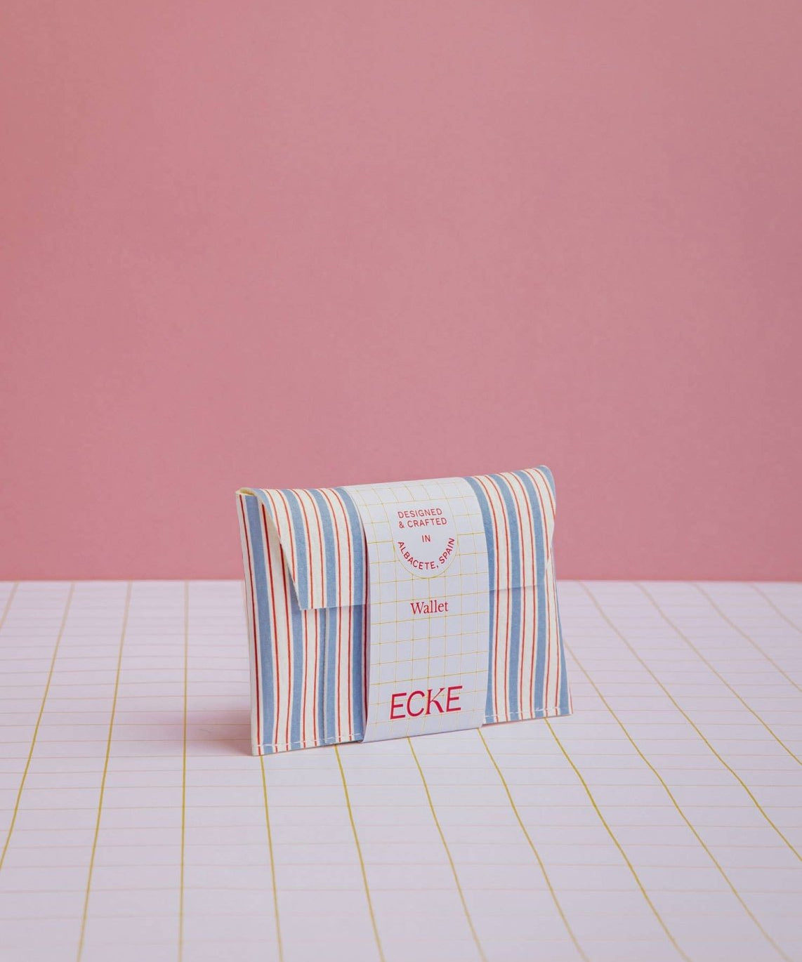 ECKE - Geldbeutel • Blau Streifen - Geldbeutel - ROSA ECK