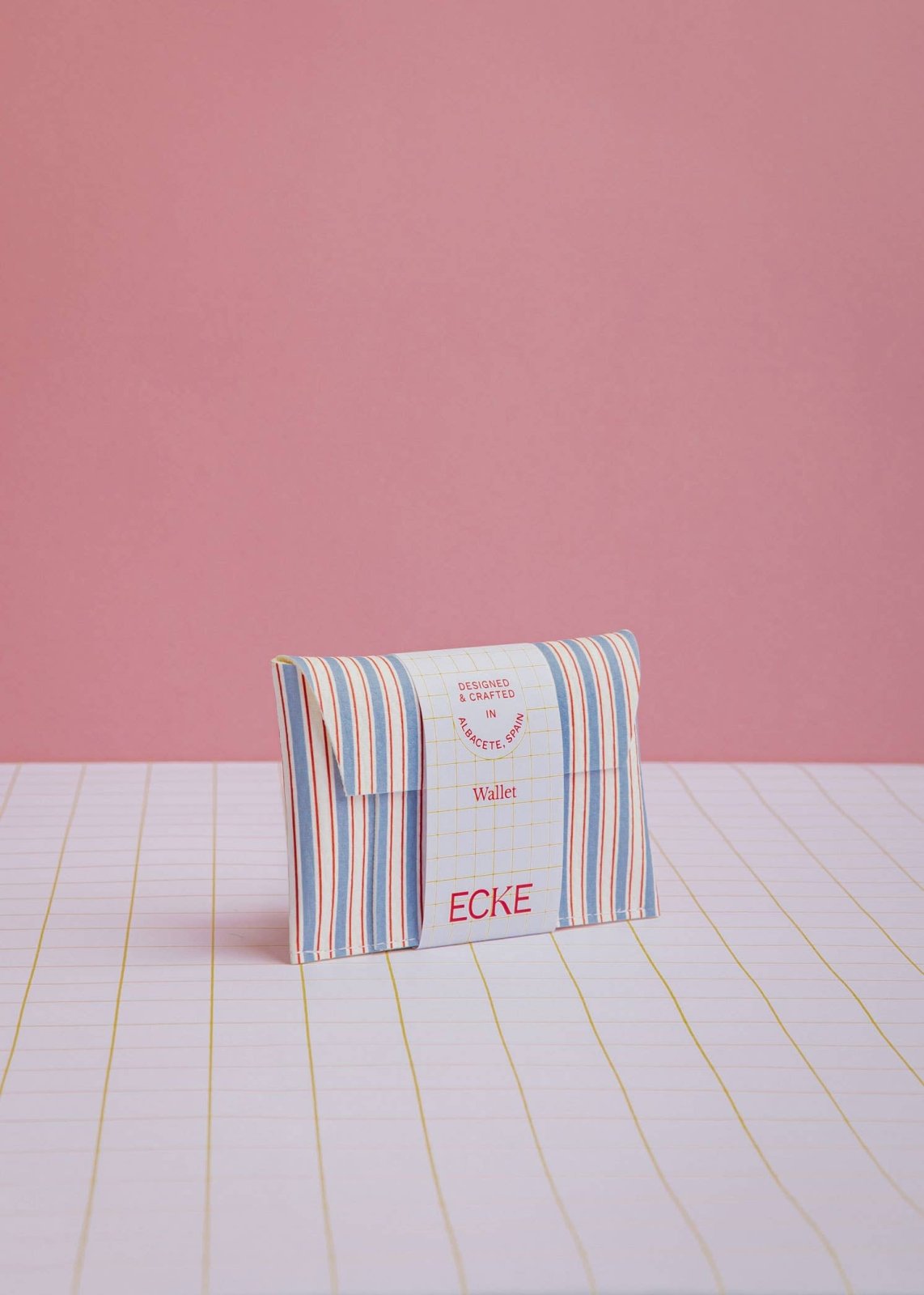 ECKE - Geldbeutel • Blau Streifen - Geldbeutel - ROSA ECK